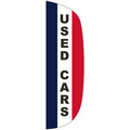 "USED CARS" 3' x 10' Stationary Message Flutter Flag